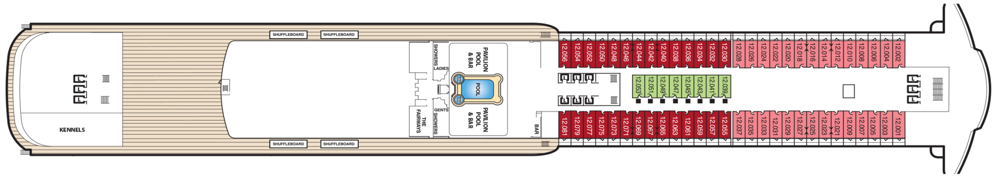 Deck 12 plan